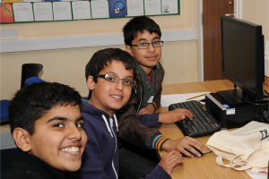 Students at #define event