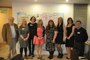 The committee at the launch party