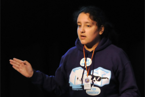 Liza Amini presenting at #define